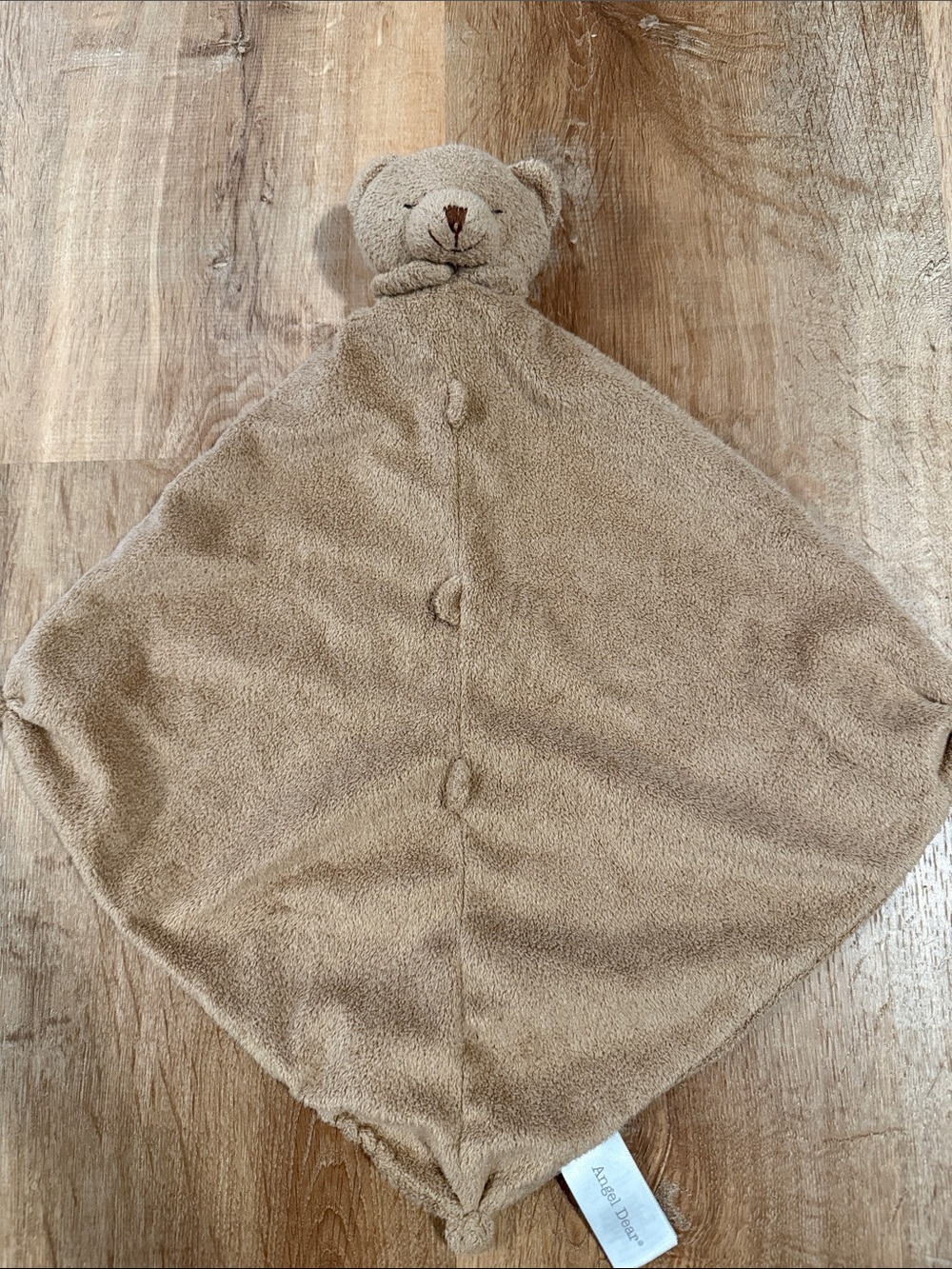 Angel Dear Brown Bear Lovey Security Blanket